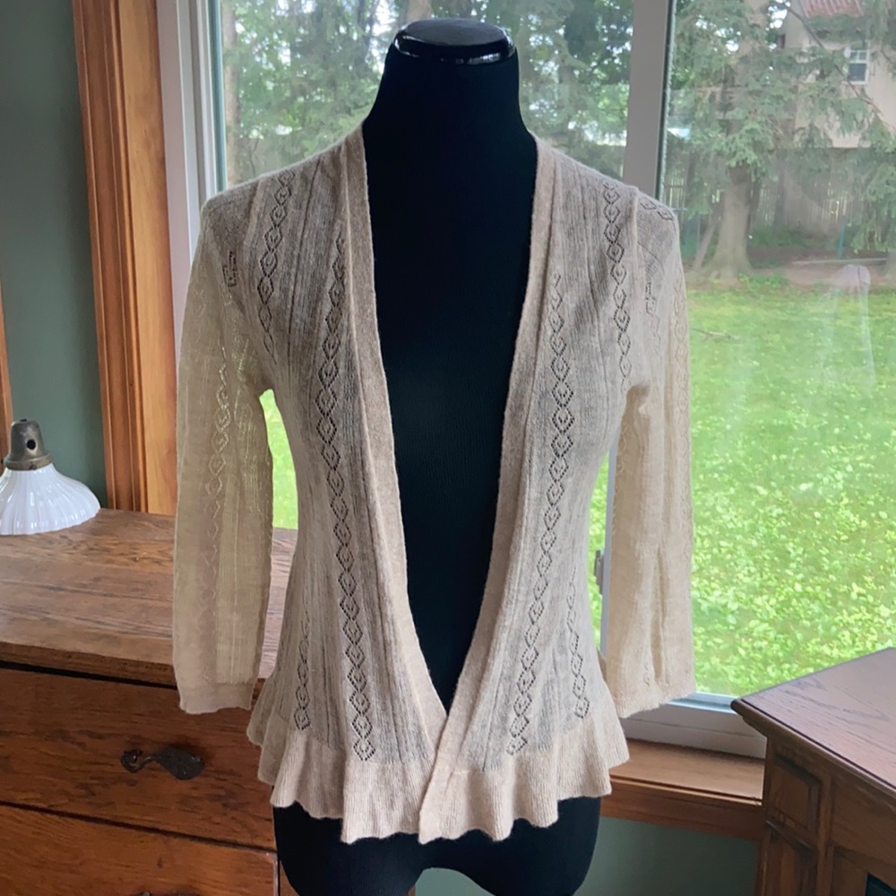 Banana republic size S tan cardigan